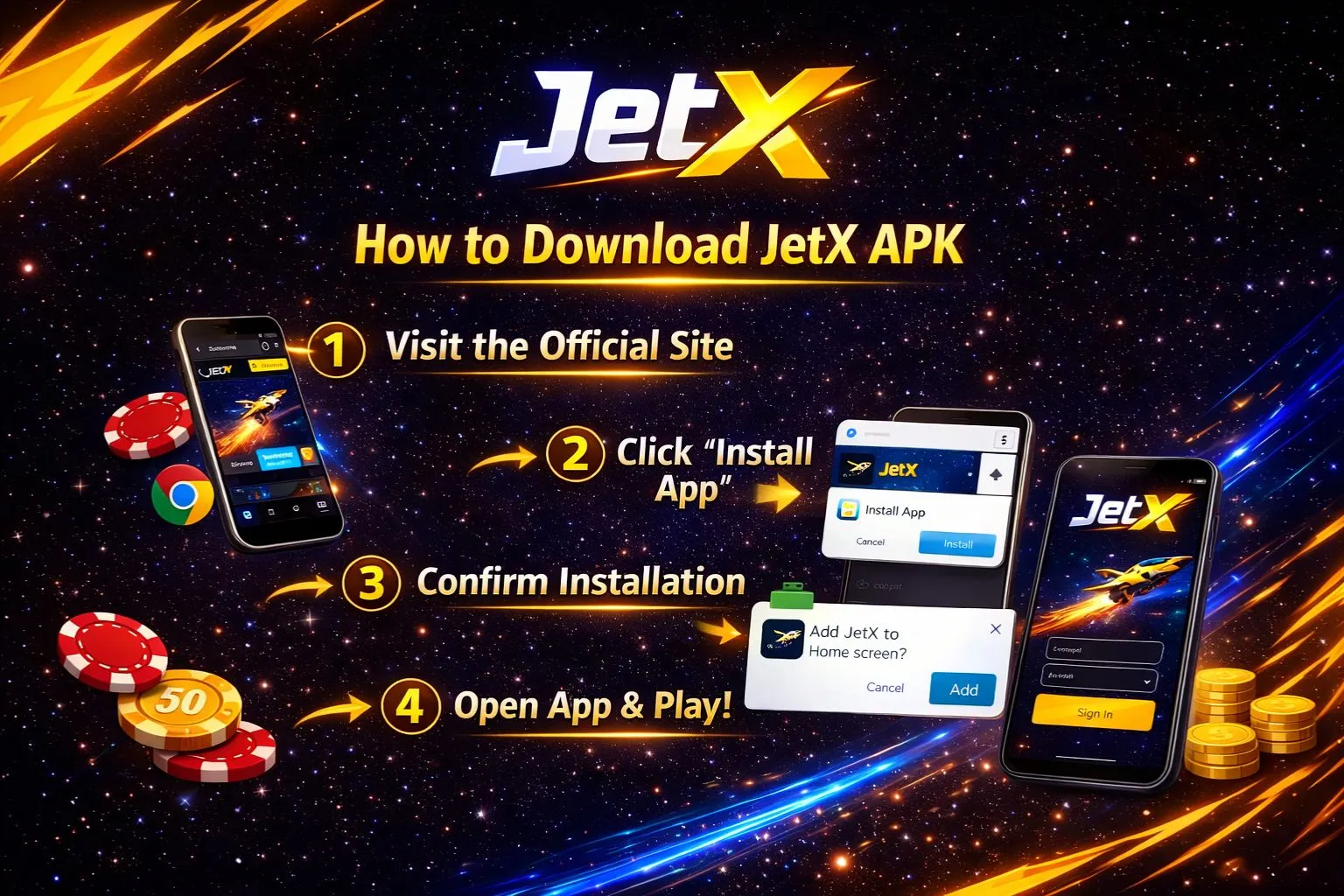 How to Download JetX APK