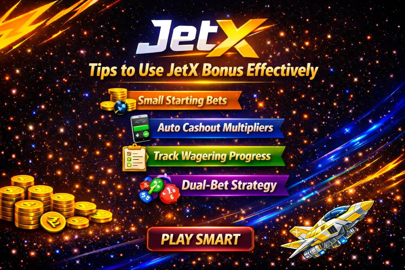 Tips to Use JetX Bonus Effectively