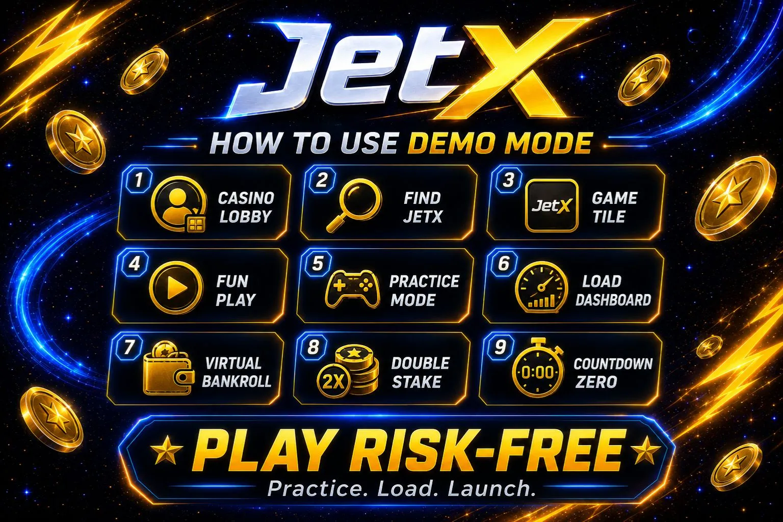 How to Use the JetX Demo Mode