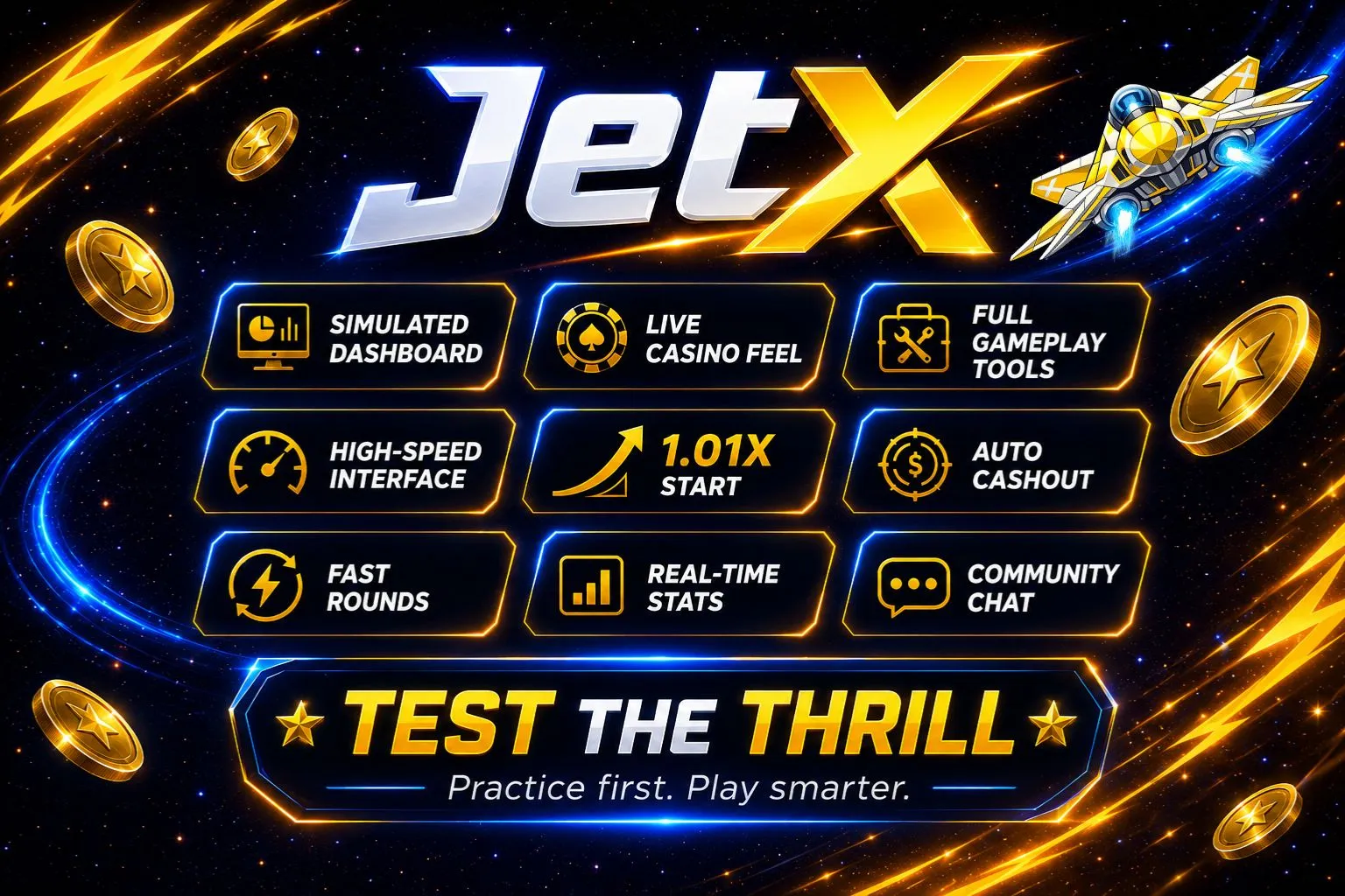 Key Features of the JetX Demo Game
